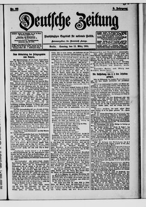 Deutsche Zeitung on Mar 13, 1904