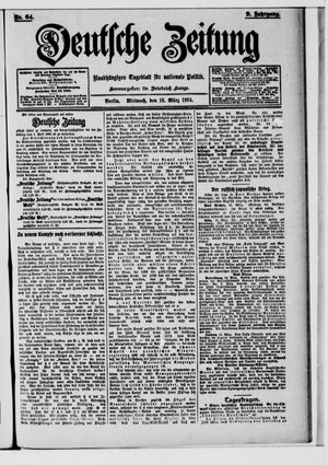 Deutsche Zeitung vom 16.03.1904