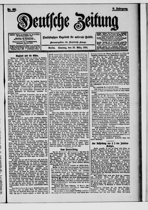 Deutsche Zeitung on Mar 20, 1904