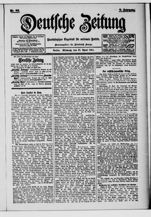 Deutsche Zeitung vom 27.04.1904