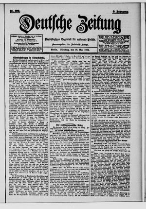 Deutsche Zeitung vom 10.05.1904