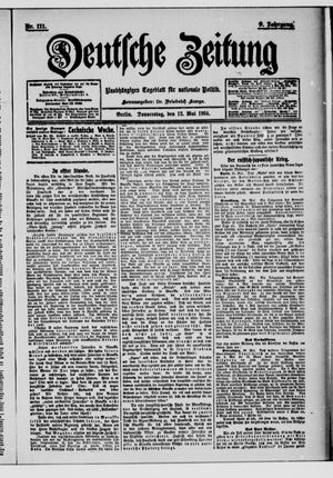 Deutsche Zeitung vom 12.05.1904
