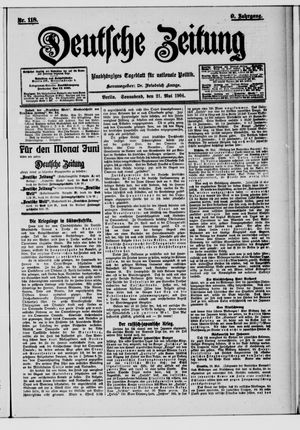 Deutsche Zeitung vom 21.05.1904