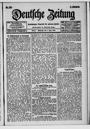 Deutsche Zeitung vom 01.06.1904