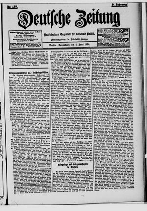 Deutsche Zeitung vom 04.06.1904