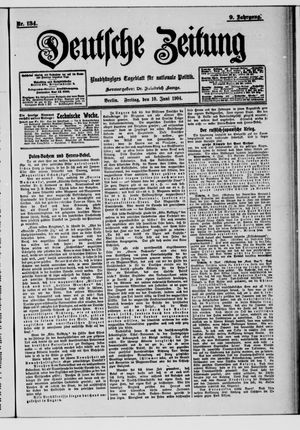 Deutsche Zeitung vom 10.06.1904