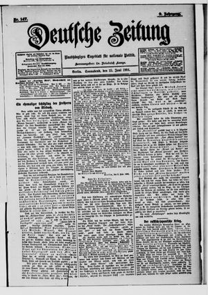 Deutsche Zeitung vom 25.06.1904