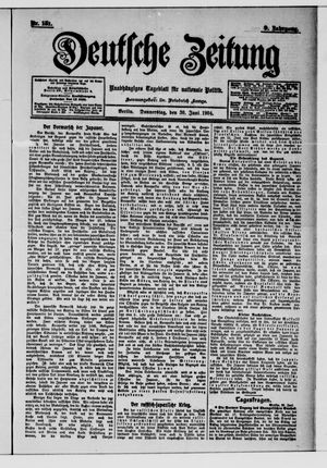 Deutsche Zeitung vom 30.06.1904