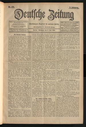 Deutsche Zeitung vom 06.07.1904