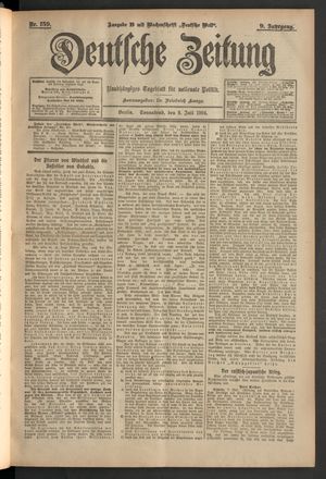 Deutsche Zeitung vom 09.07.1904