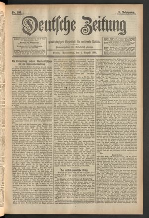 Deutsche Zeitung vom 04.08.1904