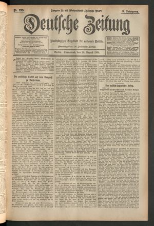 Deutsche Zeitung vom 20.08.1904