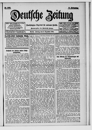Deutsche Zeitung vom 02.12.1904