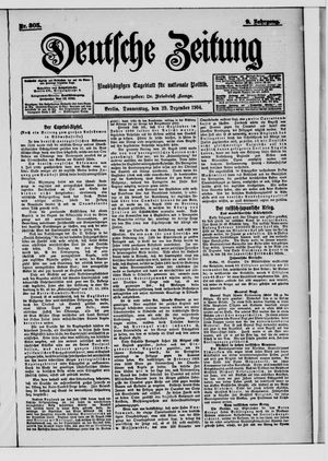 Deutsche Zeitung vom 29.12.1904