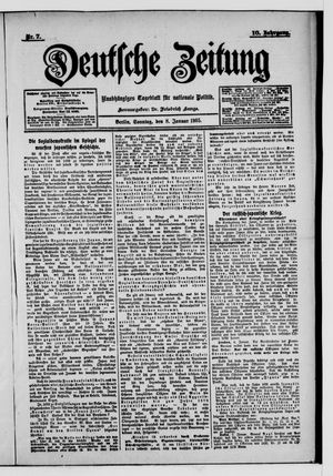 Deutsche Zeitung vom 08.01.1905