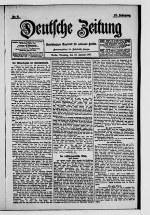 Deutsche Zeitung vom 10.01.1905