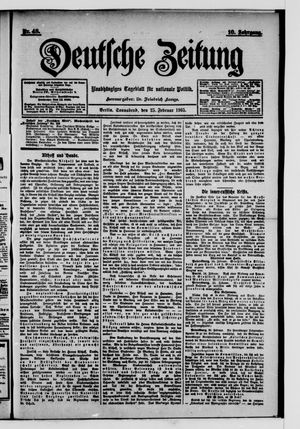 Deutsche Zeitung vom 25.02.1905