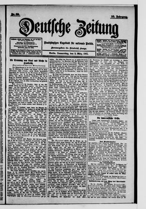 Deutsche Zeitung vom 02.03.1905