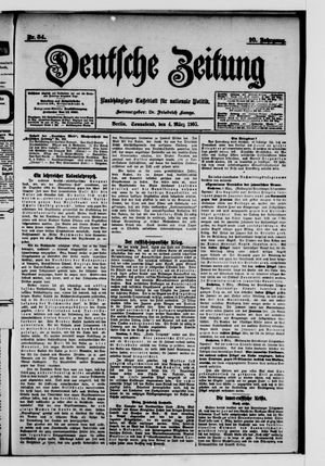Deutsche Zeitung vom 04.03.1905