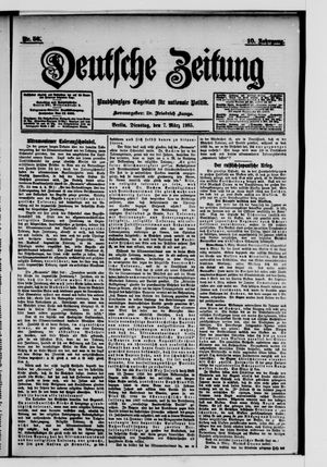 Deutsche Zeitung vom 07.03.1905