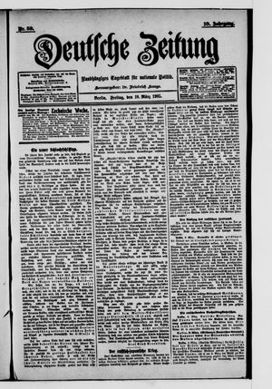 Deutsche Zeitung vom 10.03.1905