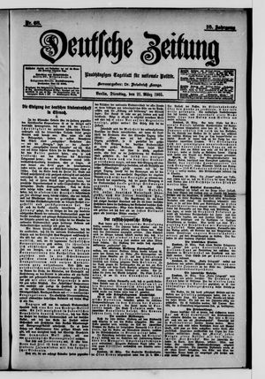 Deutsche Zeitung vom 21.03.1905