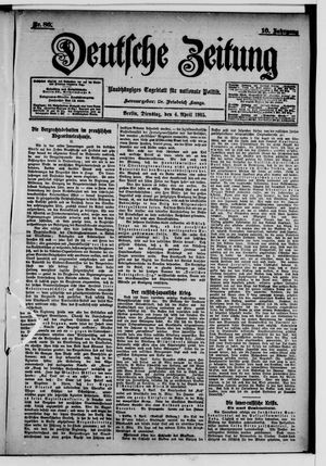 Deutsche Zeitung vom 04.04.1905