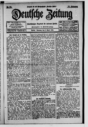 Deutsche Zeitung vom 09.04.1905