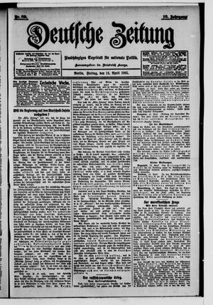 Deutsche Zeitung vom 14.04.1905