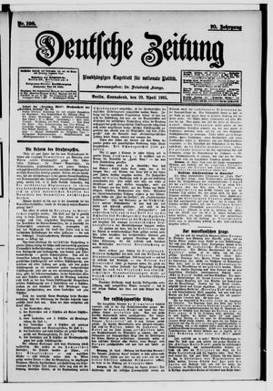 Deutsche Zeitung vom 29.04.1905