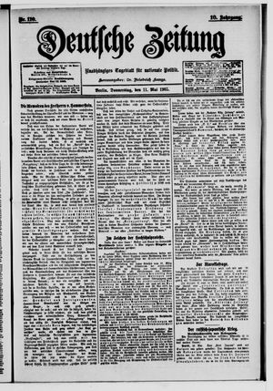 Deutsche Zeitung vom 11.05.1905