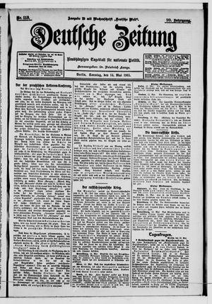 Deutsche Zeitung vom 14.05.1905