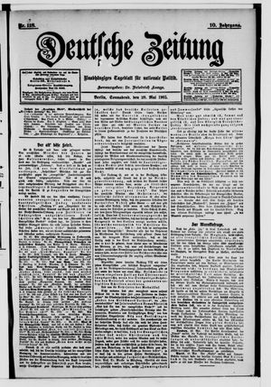 Deutsche Zeitung vom 20.05.1905