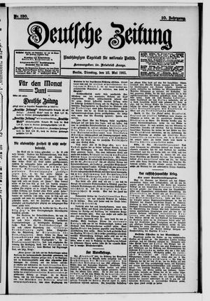 Deutsche Zeitung vom 23.05.1905