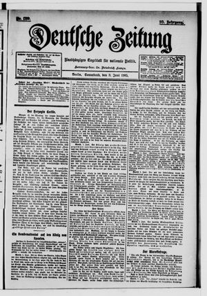 Deutsche Zeitung vom 03.06.1905
