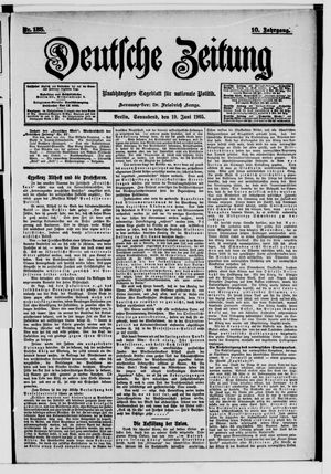 Deutsche Zeitung vom 10.06.1905