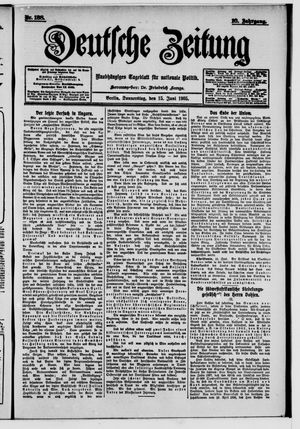Deutsche Zeitung vom 15.06.1905