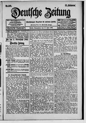 Deutsche Zeitung vom 17.06.1905
