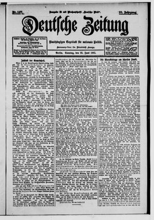 Deutsche Zeitung vom 25.06.1905