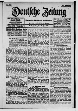 Deutsche Zeitung vom 30.06.1905