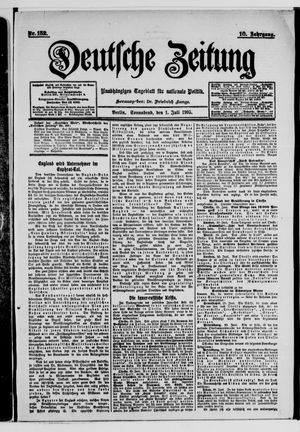 Deutsche Zeitung vom 01.07.1905