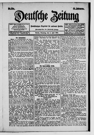 Deutsche Zeitung vom 04.07.1905