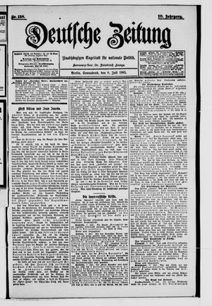 Deutsche Zeitung vom 08.07.1905