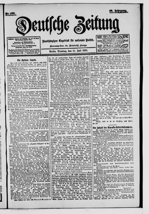 Deutsche Zeitung vom 11.07.1905