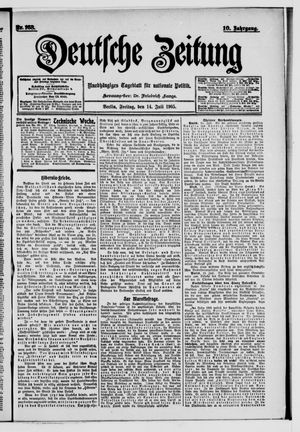 Deutsche Zeitung vom 14.07.1905