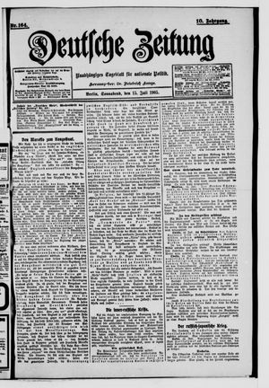 Deutsche Zeitung vom 15.07.1905