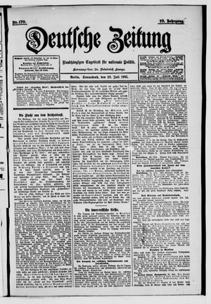 Deutsche Zeitung vom 22.07.1905