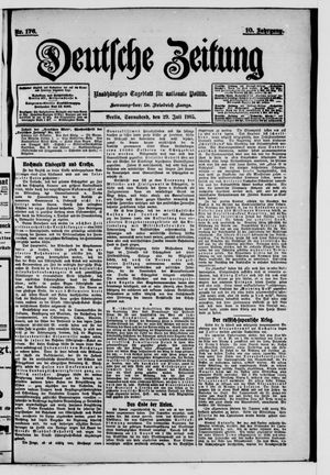Deutsche Zeitung vom 29.07.1905