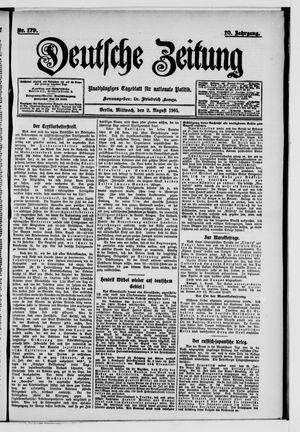 Deutsche Zeitung vom 02.08.1905