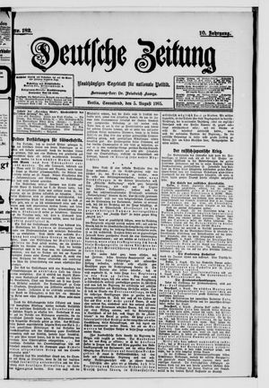 Deutsche Zeitung vom 05.08.1905